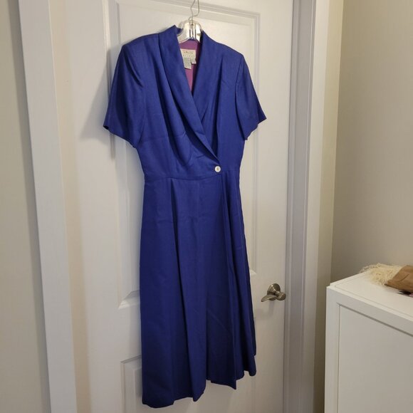 Vintage Talbots Short-Sleeved Dress - Picture 1 of 16